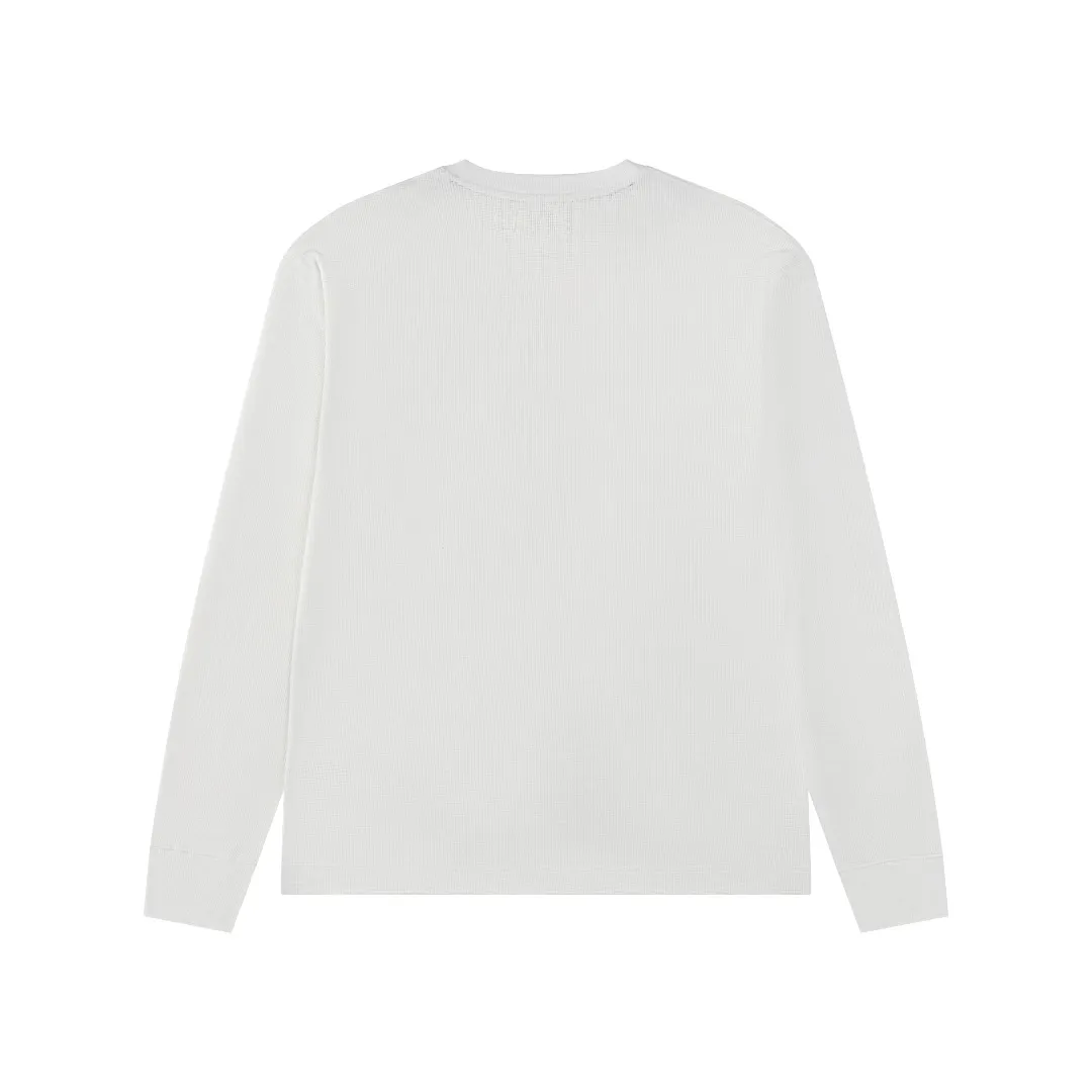 P196 #R79 Ralph Lauren/Ralph Lauren Waffle Henley Collar Open Button Sweater Exclusive Henry Collar Waffle Series Open Bust Sweater Exclusively customized with original grade waffle fabric, 100% cotton yarn imported machine-dyed weaving process, full texture, all collars, cuffs and hems are fixed and woven threads, full of high-quality quality, can be worn alone or matched, classic hot style Color Navy Blue Dark Gray Black White SIZE: S M L XL Shoulder width: 51.5/53/54.5/56 Bust: 108/112/116/120 Sleeve length: 60/61/62/63 Clothing length: 66.5/68/69.5/71
